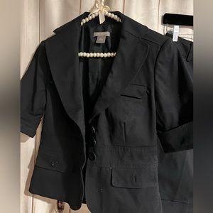 Ann Taylor set size jacket 0P y 2p crop pants